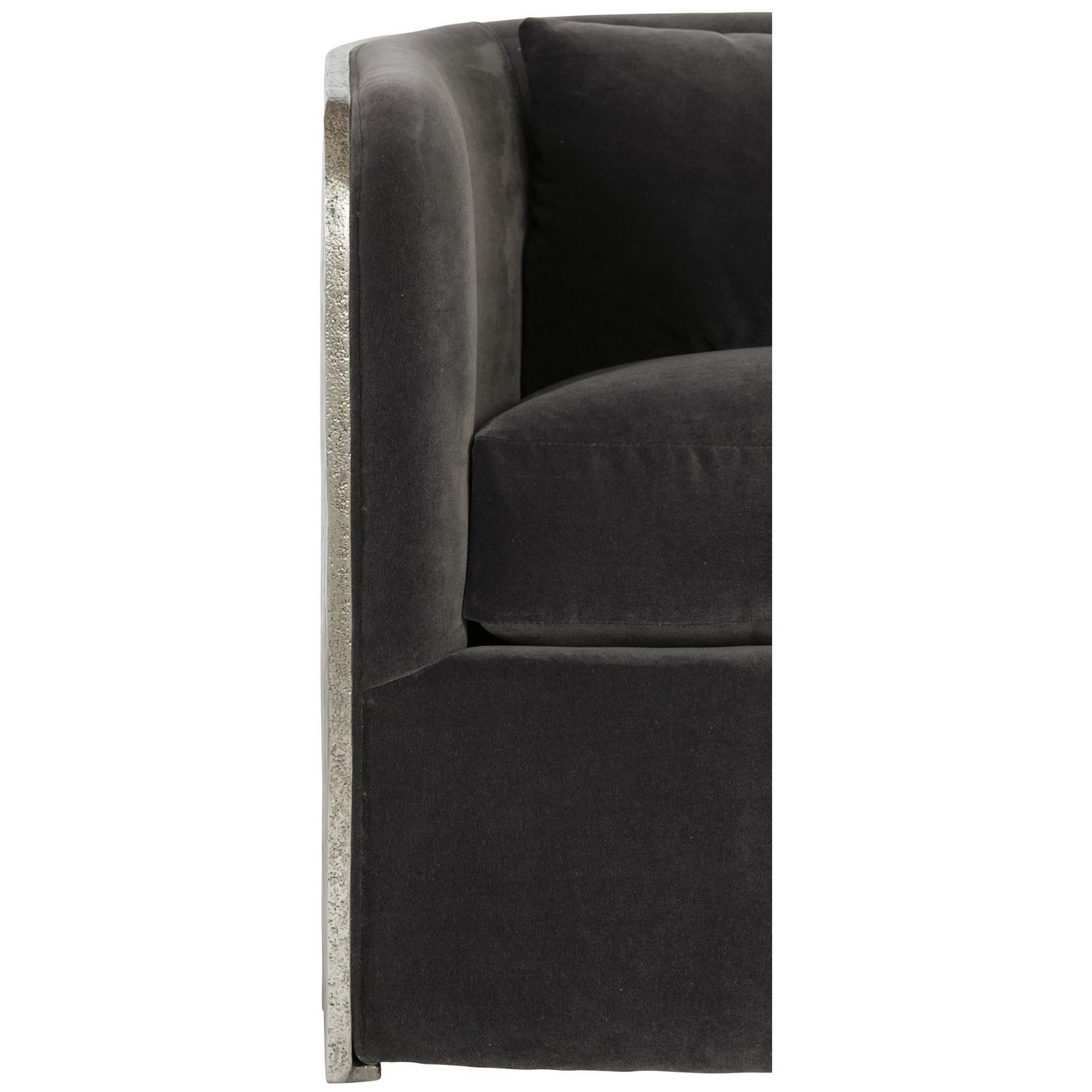 Bernhardt Interiors - Eliot Contemporary Upholstered Swivel Chair